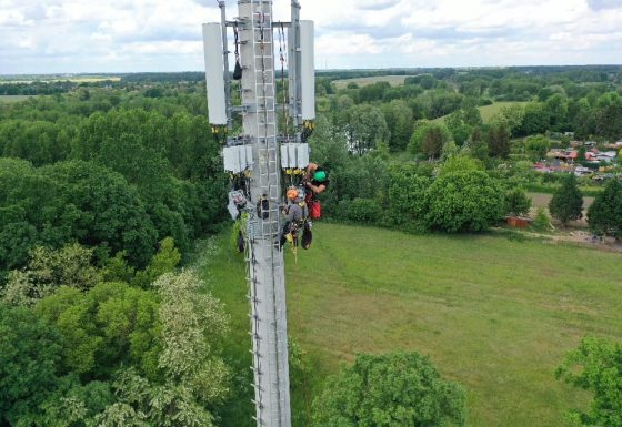 Montáž 5G technológie